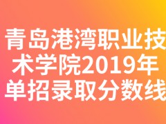 青岛港湾职业技术学院2019年单招录取分数线-山东单招网