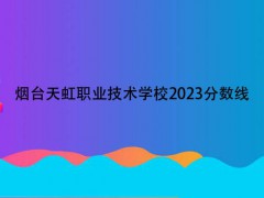 烟台天虹职业技术学校2023分数线